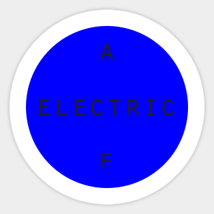 Electric Blue - Arcade Fire Sticker